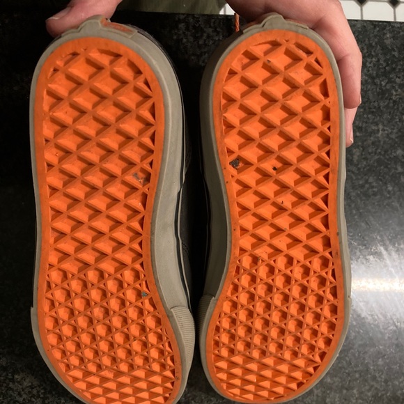 Gray & Orange Sturdy High Top Vans - Picture 6 of 6